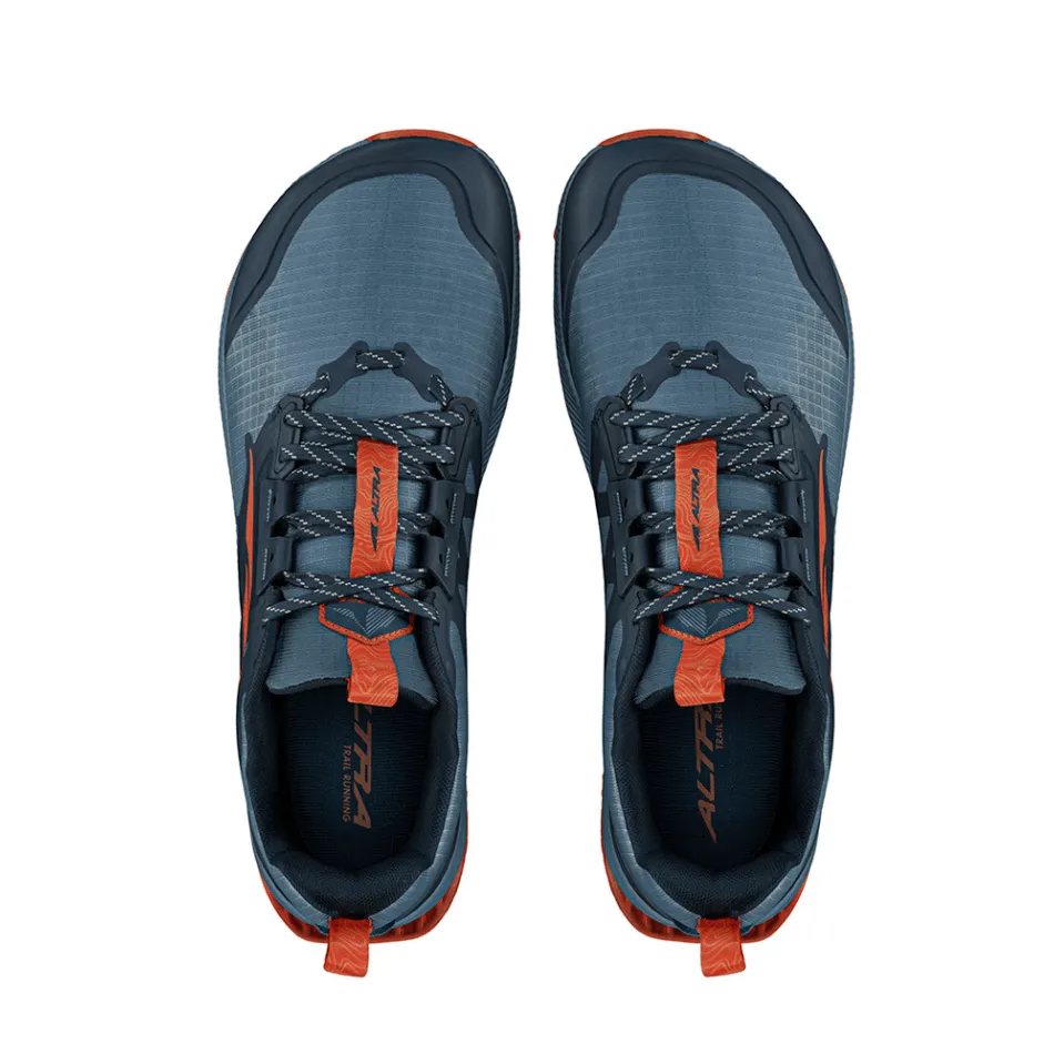 Altra Men's Lone Peak 8 Trail Running Shoe in Blue/Orange AW24