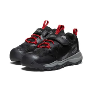 Children's Wanduro Low Waterproof Shoe - Black/Ribbon Red