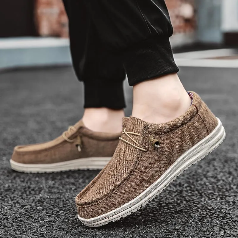 Comfortable Breathable Loafers - Men's Slip-On Sneakers for Running, Driving & Hiking - Non Slip Casual Durable Sole Walking Shoes