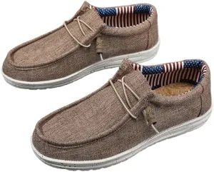 Comfortable Breathable Loafers - Men's Slip-On Sneakers for Running, Driving & Hiking - Non Slip Casual Durable Sole Walking Shoes