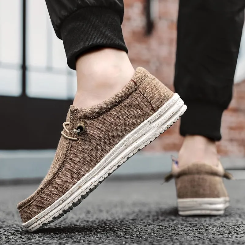 Comfortable Breathable Loafers - Men's Slip-On Sneakers for Running, Driving & Hiking - Non Slip Casual Durable Sole Walking Shoes