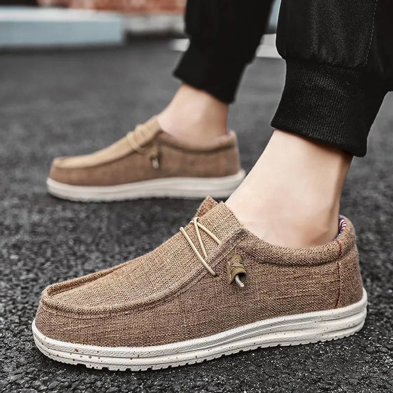 Comfortable Breathable Loafers - Men's Slip-On Sneakers for Running, Driving & Hiking - Non Slip Casual Durable Sole Walking Shoes