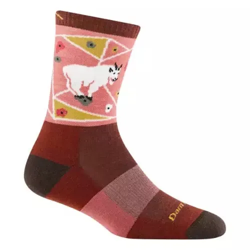 Darn Tough Women's Critter Club Micro Crew Lightweight Hiking Sock 5001 - Canyon
