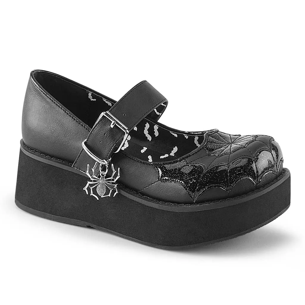 Demonia Platform Spiderweb Mary Jane Sprite-05