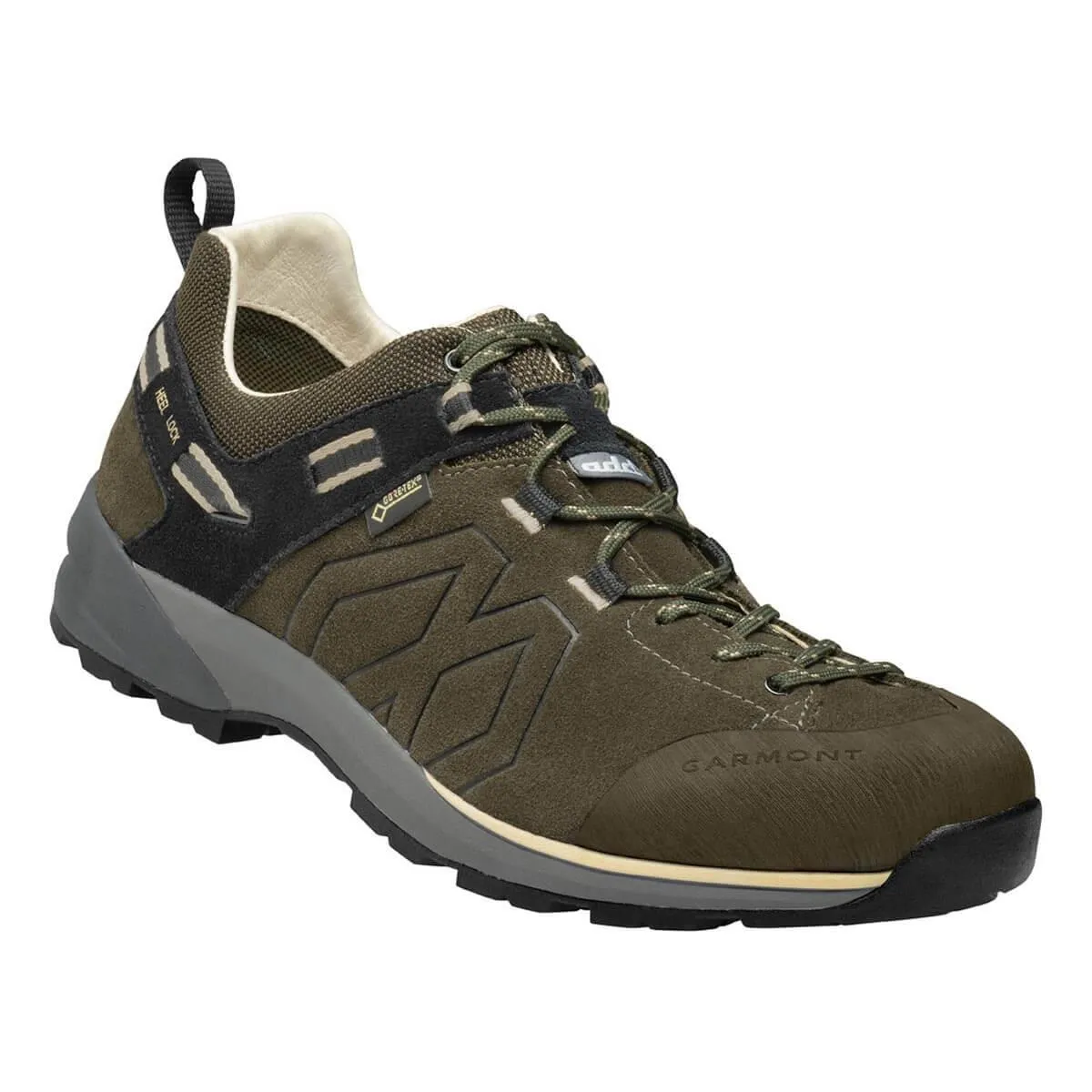 Garmont Men's Hiking Shoe - Santiago Low GTX Hiking Shoe, Olive Green/Beige