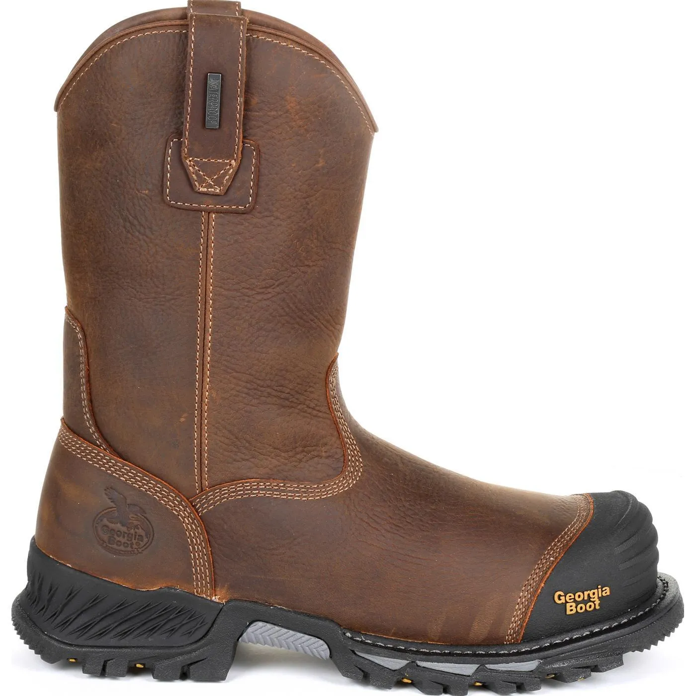 Georgia Boot Rumbler Composite Toe Waterproof Pull-on Work Boot