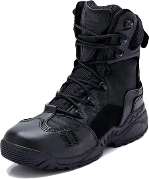 Men Military Combat Boots Ankle Army Shoes Casual Outdoor Hiking Desert Patrol High Top Walking Climbing Sneakers