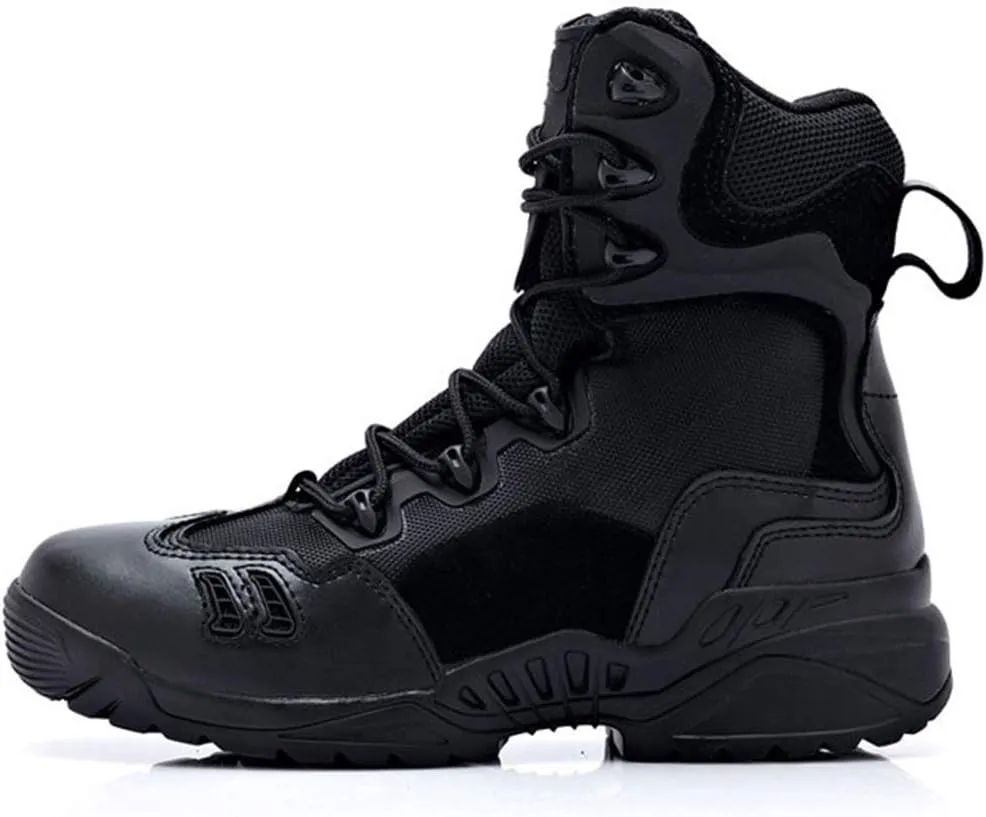 Men Military Combat Boots Ankle Army Shoes Casual Outdoor Hiking Desert Patrol High Top Walking Climbing Sneakers