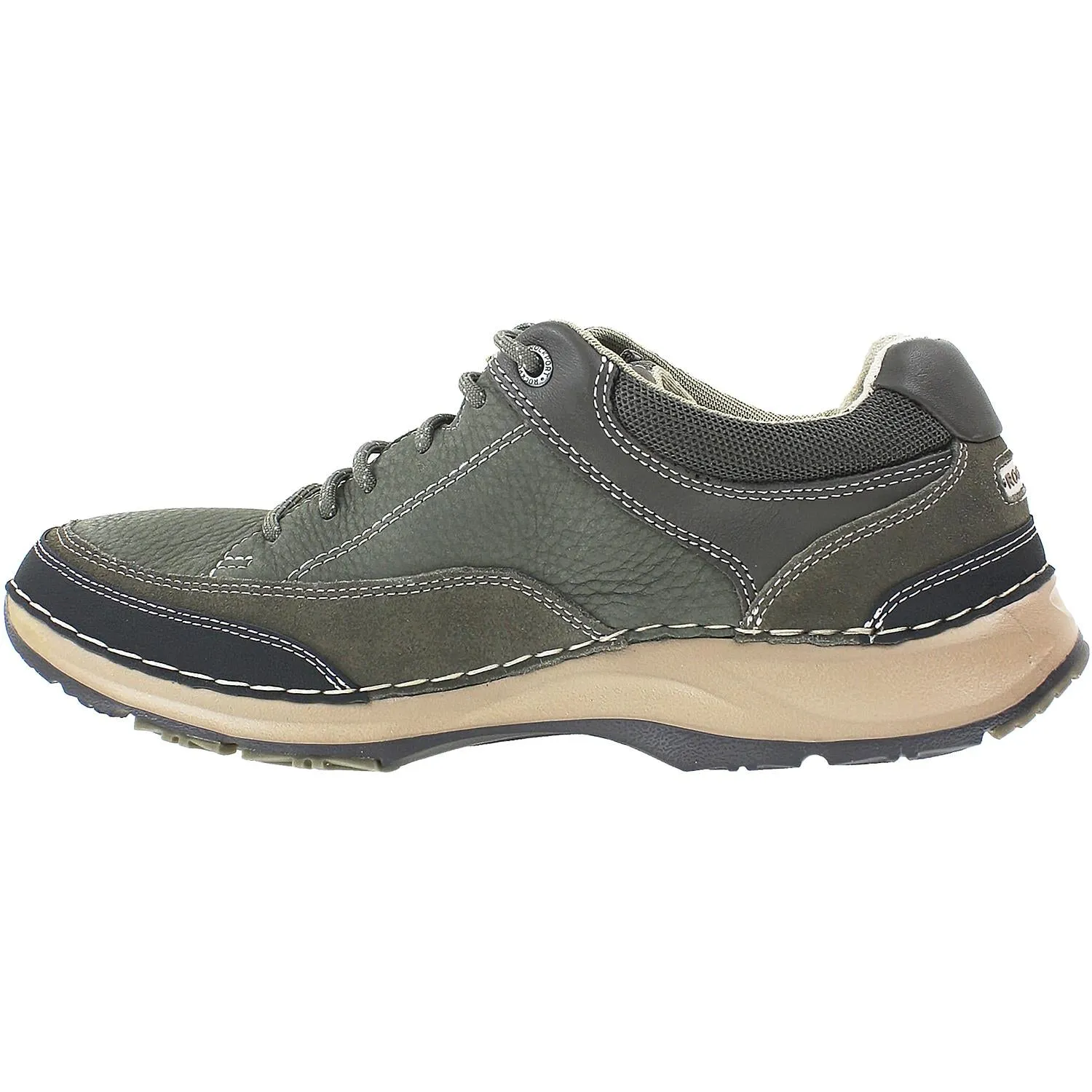 Men's Rockport RocSports Lite Five Lace Up Breen Brown/Green Leather