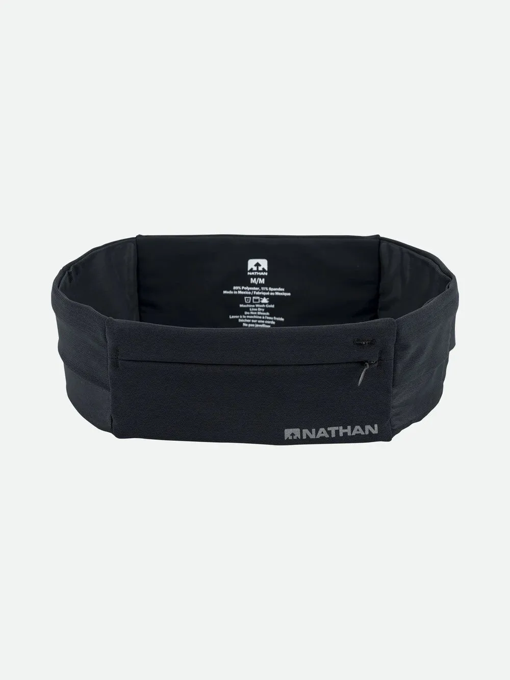Nathan | The Zipster Lite Storage Belt | Unisex | Black