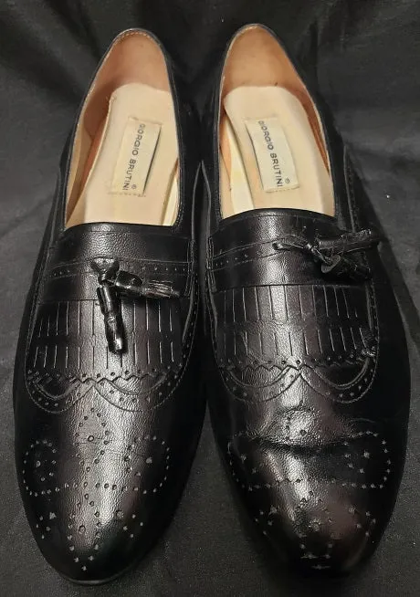 Oliver-- Men's Dress Kiltie Tassel Slip-On -- Black