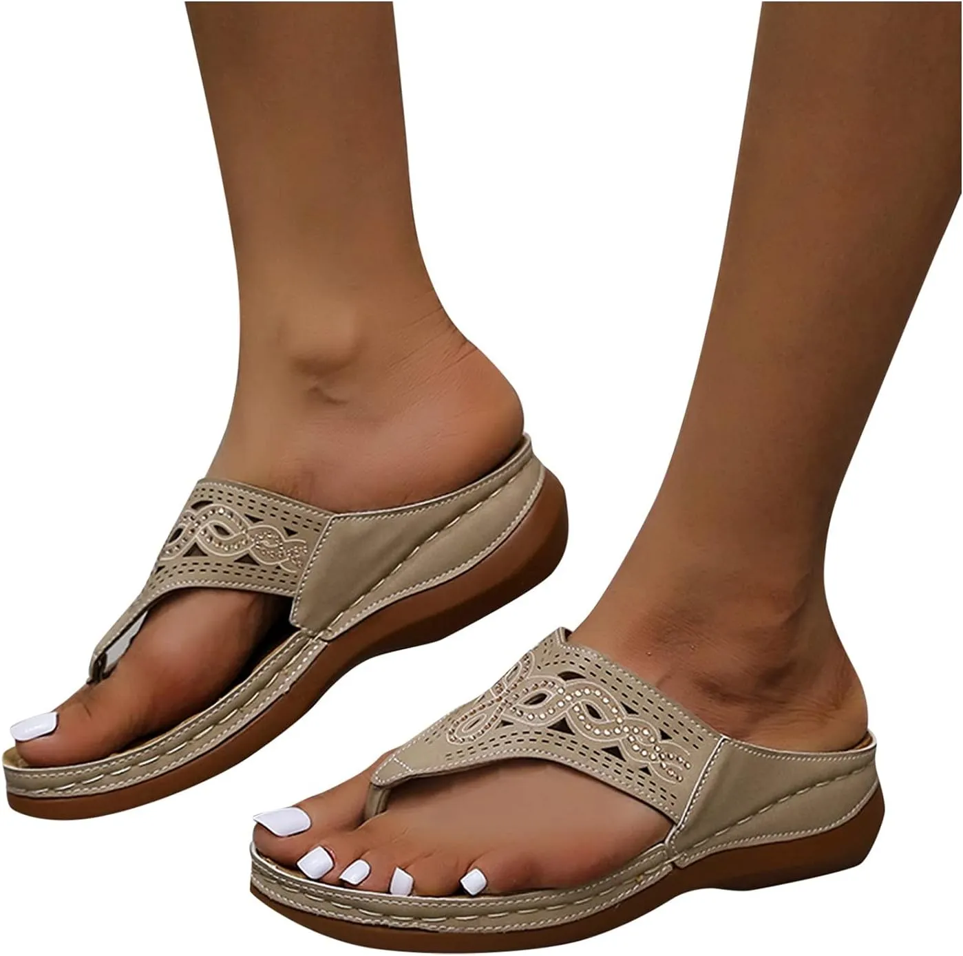 SBGMoSJ Plantar Fasciitis Shoes Women Sandals Orthopedic Sandals Hiking Black Strappy Heels Tan Shoes Women Beach Flip Flops Women Women Slide Sandals