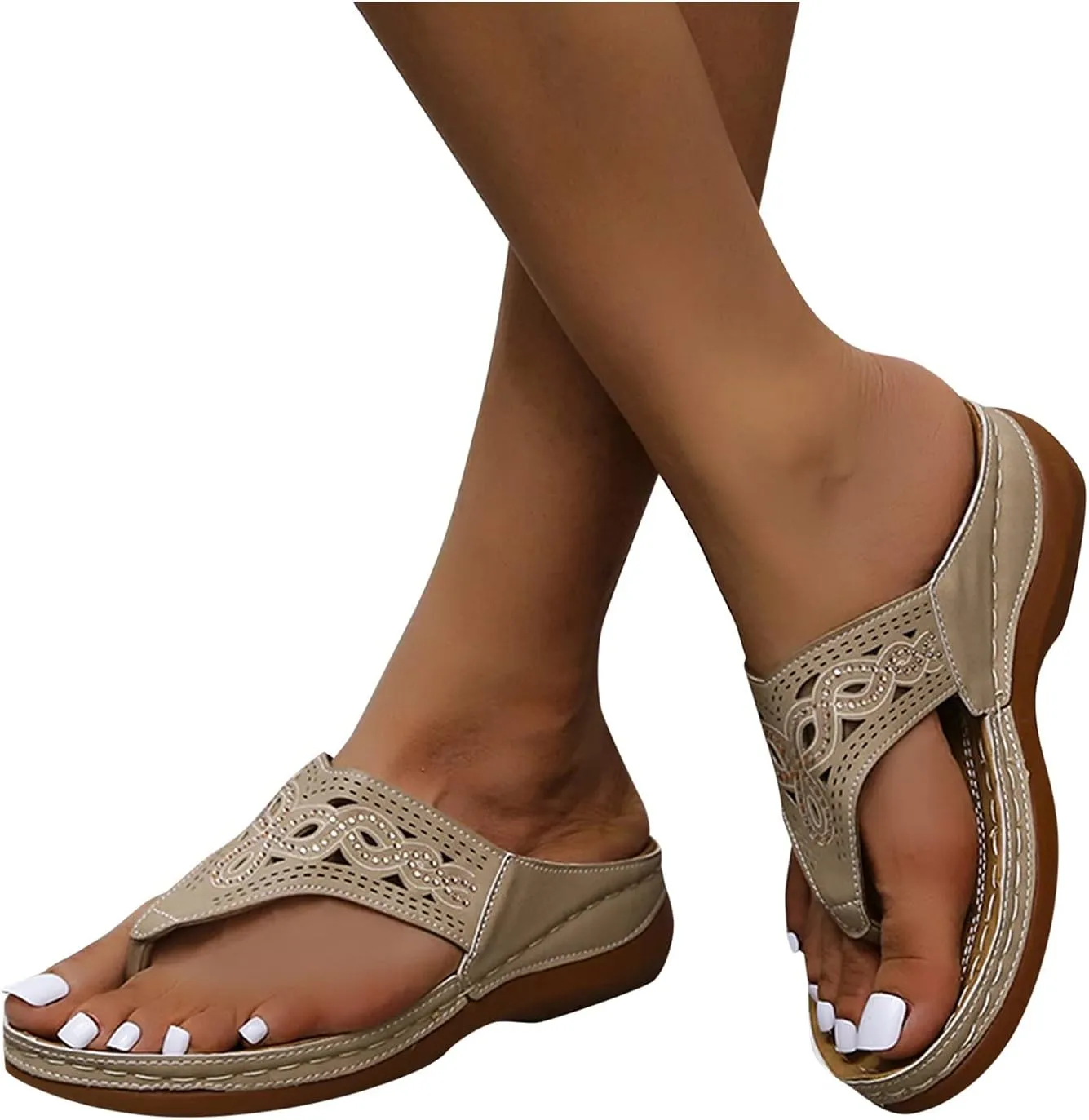 SBGMoSJ Plantar Fasciitis Shoes Women Sandals Orthopedic Sandals Hiking Black Strappy Heels Tan Shoes Women Beach Flip Flops Women Women Slide Sandals