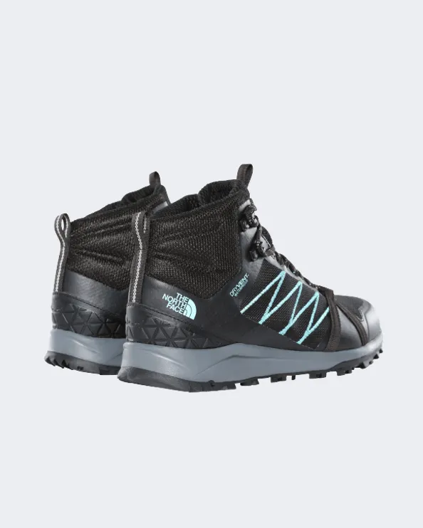 The North Face Litewave Fastpack Ii Women Hiking Boots Black/Blue Nf0A47Hf-U3B1