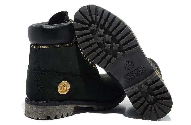 Timberland 6" Premium Boots - Black / Gold