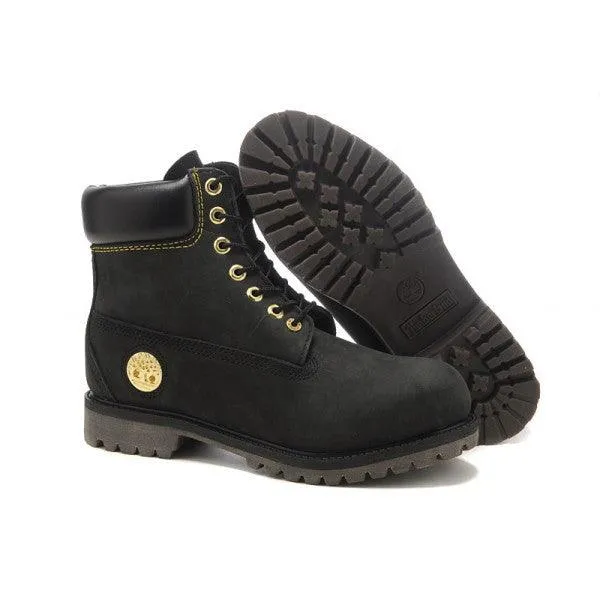 Timberland 6" Premium Boots - Black / Gold