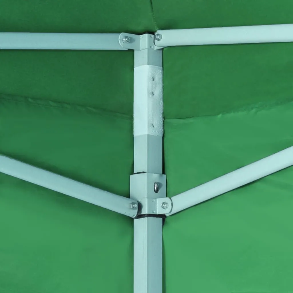 vidaXL Foldable Tent with 2 Walls 3x3 m Green