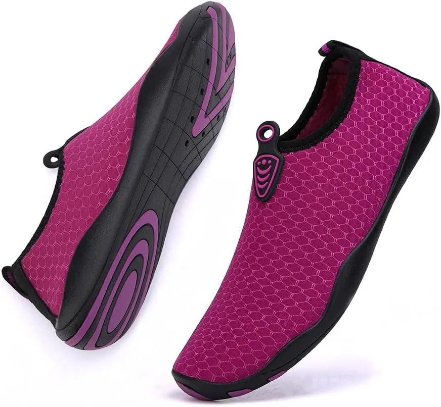 Vsufim Quick-Dry Water Sports Barefoot Shoes Aqua Socks for Swim Beach Pool Surf Yoga for Women Men