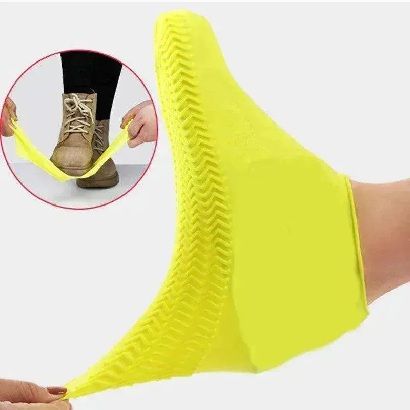 Waterproof Latex Boot Covers, Non-Slip Unisex Shoes