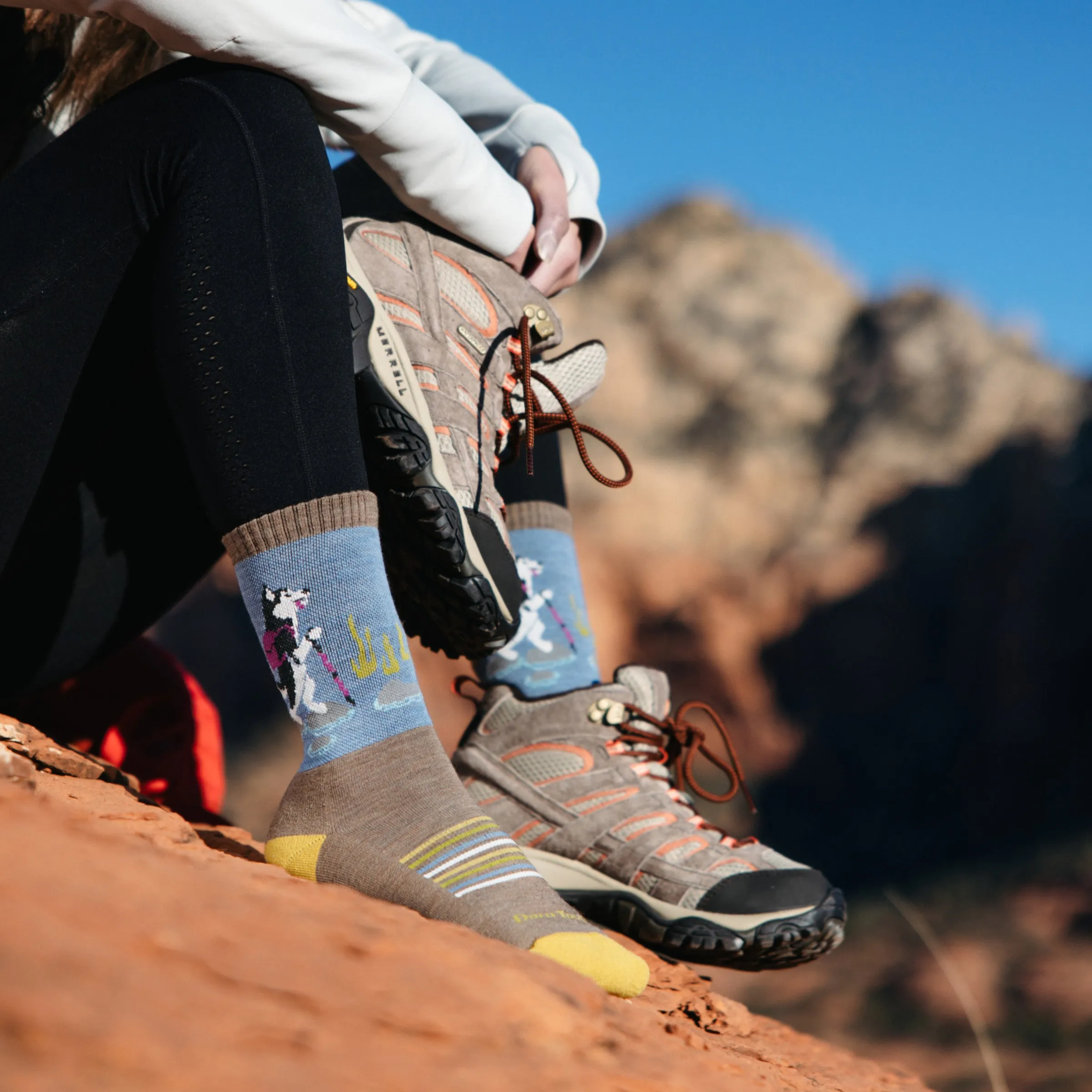 Women's Critter Club Micro Crew  Lightweight Hiking Sock